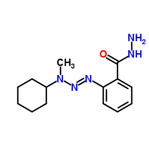2-(Cyclohexyl-methyl-amino)diazenylbenzohydrazideStructure,66975-08-4Structure 2-(Cyclohexyl-methyl-amino)diazenylbenzohydrazide Structure,66975-08-4Structure