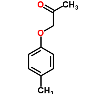 1-(4-甲基苯氧基)-2-丙酮結(jié)構(gòu)式_6698-70-0結(jié)構(gòu)式