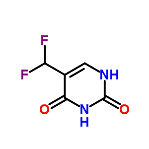 5-(Difluoromethyl)-1h-pyrimidine-2,4-dioneStructure,670-19-9Structure 5-(Difluoromethyl)-1h-pyrimidine-2,4-dione Structure,670-19-9Structure