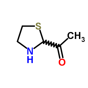 1-(2-Thiazolidinyl)-(9cl)-ethanone; (2-acetylthiazolidine)Structure,67399-73-9Structure 1-(2-Thiazolidinyl)-(9cl)-ethanone; (2-acetylthiazolidine) Structure,67399-73-9Structure