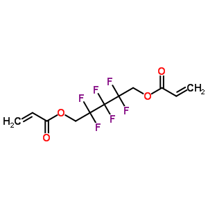 2,2,3,3,4,4-Hexafluoro-1,5-pentyl diacrylateStructure,678-95-5Structure 2,2,3,3,4,4-Hexafluoro-1,5-pentyl diacrylate Structure,678-95-5Structure