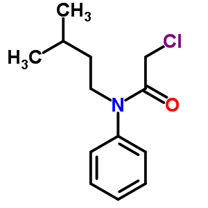 Acetamide,2-chloro-n-(3-methylbutyl)-n-phenyl-Structure,67898-04-8Structure Acetamide,2-chloro-n-(3-methylbutyl)-n-phenyl- Structure,67898-04-8Structure