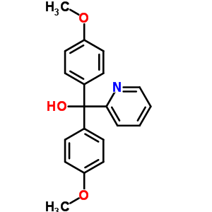 Bis(4-methoxyphenyl)-pyridin-2-yl-methanolStructure,67916-54-5Structure Bis(4-methoxyphenyl)-pyridin-2-yl-methanol Structure,67916-54-5Structure
