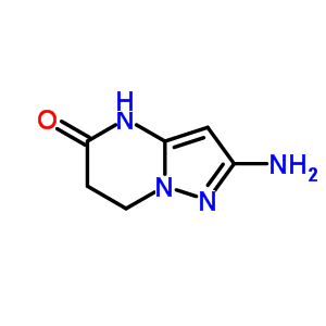 2-氨基-6,7-二氫吡唑并[1,5-a]嘧啶-5(4H)-酮結(jié)構(gòu)式_68176-11-4結(jié)構(gòu)式