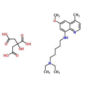 N,n-diethyl-n-(6-methoxy-4-methyl-quinolin-8-yl)pentane-1,5-diamineStructure,68219-15-8Structure N,n-diethyl-n-(6-methoxy-4-methyl-quinolin-8-yl)pentane-1,5-diamine Structure,68219-15-8Structure