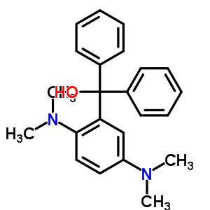 2,5-雙(二甲基氨基)-a,a-二苯基-苯甲醇結構式_68317-79-3結構式