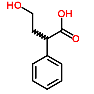 Benzeneaceticacid, a-(2-hydroxyethyl)-Structure,6837-26-9Structure Benzeneaceticacid, a-(2-hydroxyethyl)- Structure,6837-26-9Structure