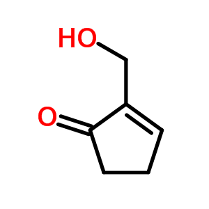 2-羥基甲基-2-環(huán)戊酮結(jié)構(gòu)式_68882-71-3結(jié)構(gòu)式