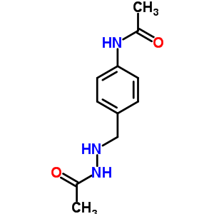 1-(p-乙酰氨基芐基)-2-乙?；?肼結(jié)構(gòu)式_69352-44-9結(jié)構(gòu)式