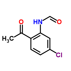 n-(2-乙酰基-5-氯苯基)-甲酰胺結(jié)構(gòu)式_6938-28-9結(jié)構(gòu)式