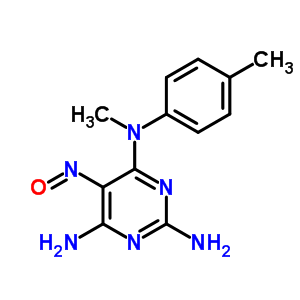 N4-methyl-n4-(4-methylphenyl)-5-nitroso-pyrimidine-2,4,6-triamineStructure,6939-56-6Structure N4-methyl-n4-(4-methylphenyl)-5-nitroso-pyrimidine-2,4,6-triamine Structure,6939-56-6Structure