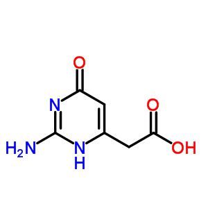 (9ci)-2-氨基-1,6-二氫-6-氧代-4-嘧啶乙酸結(jié)構(gòu)式_6943-68-6結(jié)構(gòu)式