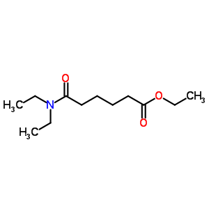 6-(二乙基氨基)-6-氧代己酸乙酯結(jié)構(gòu)式_6946-54-9結(jié)構(gòu)式