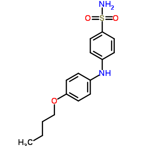 4-[(4-丁氧基苯基)氨基]-苯磺酰胺結(jié)構(gòu)式_6951-73-1結(jié)構(gòu)式