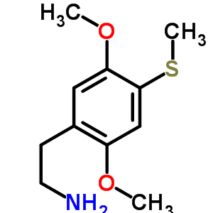 2-(2,5-Dimethoxy-4-methylsulfanylphenyl)-1-methyl-ethylamineStructure,69519-59-1Structure 2-(2,5-Dimethoxy-4-methylsulfanylphenyl)-1-methyl-ethylamine Structure,69519-59-1Structure