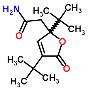 2-Furanacetamide,2,4-bis(1,1-dimethylethyl)-2,5-dihydro-5-oxo-Structure,69577-11-3Structure 2-Furanacetamide,2,4-bis(1,1-dimethylethyl)-2,5-dihydro-5-oxo- Structure,69577-11-3Structure