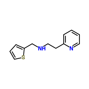 n-(2-噻吩甲基)-2-吡啶乙胺結(jié)構(gòu)式_6973-67-7結(jié)構(gòu)式