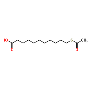 Undecanoic acid,11-(acetylthio)-Structure,6974-31-8Structure Undecanoic acid,11-(acetylthio)- Structure,6974-31-8Structure