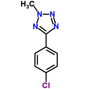 2H-tetrazole,5-(4-chlorophenyl)-2-methyl-Structure,69746-35-6Structure 2H-tetrazole,5-(4-chlorophenyl)-2-methyl- Structure,69746-35-6Structure