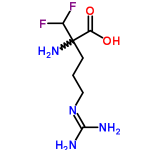 Alpha-(difluoromethyl)arginineStructure,69955-43-7Structure Alpha-(difluoromethyl)arginine Structure,69955-43-7Structure