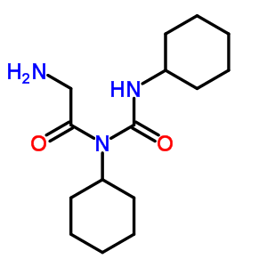 2-氨基-N-環(huán)己基-N-[(環(huán)己基氨基)羰基]-乙酰胺結(jié)構(gòu)式_70118-40-0結(jié)構(gòu)式