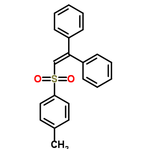 1-[(2,2-二苯基乙烯)磺?；鵠-4-甲基-苯結(jié)構(gòu)式_70312-74-2結(jié)構(gòu)式