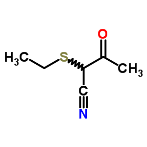 Butanenitrile, 2-(ethylthio)-3-oxo-(9ci) Structure,70360-76-8Structure