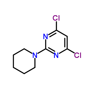 4,6-Dichloro-2-(piperidin-1-yl)pyrimidineStructure,7038-67-7Structure 4,6-Dichloro-2-(piperidin-1-yl)pyrimidine Structure,7038-67-7Structure