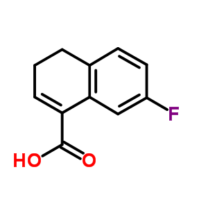 7-Fluoro-3,4-dihydronaphthalene-1-carboxylic acidStructure,711-80-8Structure 7-Fluoro-3,4-dihydronaphthalene-1-carboxylic acid Structure,711-80-8Structure