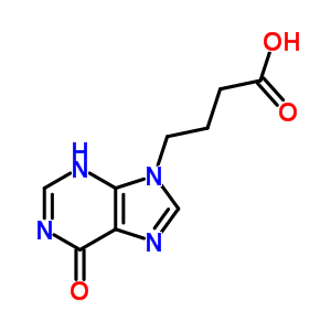 4-(6-Oxo-3h-purin-9-yl)butanoic acidStructure,7145-85-9Structure 4-(6-Oxo-3h-purin-9-yl)butanoic acid Structure,7145-85-9Structure