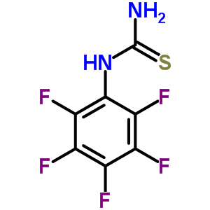 1-五氟苯基-2-硫脲結構式_715-60-6結構式