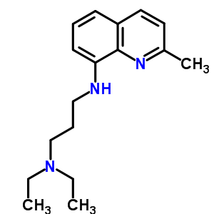N,n-diethyl-n-(2-methylquinolin-8-yl)propane-1,3-diamineStructure,7155-11-5Structure N,n-diethyl-n-(2-methylquinolin-8-yl)propane-1,3-diamine Structure,7155-11-5Structure