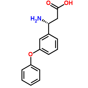 (R)-3-(3-苯氧基苯基)-beta-丙氨酸結(jié)構(gòu)式_715653-77-3結(jié)構(gòu)式
