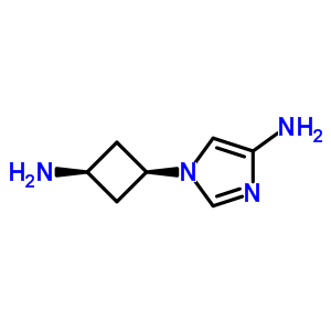 1H-imidazol-4-amine,1-(cis-3-aminocyclobutyl)-(9ci)Structure,716316-18-6Structure 1H-imidazol-4-amine,1-(cis-3-aminocyclobutyl)-(9ci) Structure,716316-18-6Structure