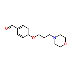 4-(3-Morpholin-4-yl-propoxy)-benzaldehydeStructure,71760-44-6Structure 4-(3-Morpholin-4-yl-propoxy)-benzaldehyde Structure,71760-44-6Structure