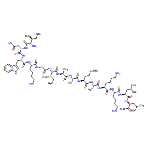 Mast cell degranulatingpeptide (vespa xanthoptera)Structure,72093-22-2Structure Mast cell degranulatingpeptide (vespa xanthoptera) Structure,72093-22-2Structure