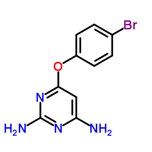 6-(4-Bromophenoxy)pyrimidine-2,4-diamineStructure,7249-74-3Structure 6-(4-Bromophenoxy)pyrimidine-2,4-diamine Structure,7249-74-3Structure