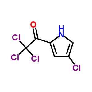2,2,2-Trichloro-1-(4-chloro-1H-pyrrol-2-yl)ethanoneStructure,72652-31-4Structure 2,2,2-Trichloro-1-(4-chloro-1H-pyrrol-2-yl)ethanone Structure,72652-31-4Structure