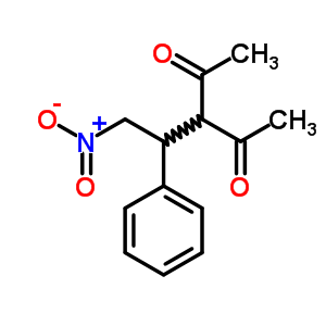 2,4-Pentanedione,3-(2-nitro-1-phenylethyl)-Structure,72709-61-6Structure 2,4-Pentanedione,3-(2-nitro-1-phenylethyl)- Structure,72709-61-6Structure