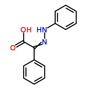 Benzeneacetic acid, a-(2-phenylhydrazinylidene)-Structure,728-95-0Structure Benzeneacetic acid, a-(2-phenylhydrazinylidene)- Structure,728-95-0Structure