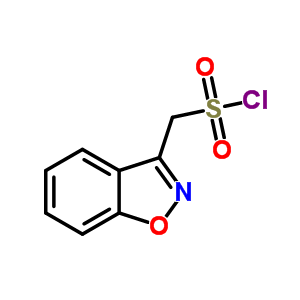 1,2-Benzisoxazole-3-methanesulfonoyl chlorideStructure,73101-65-2Structure 1,2-Benzisoxazole-3-methanesulfonoyl chloride Structure,73101-65-2Structure