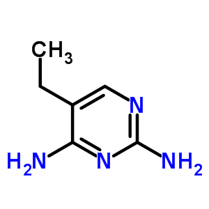 (9ci)-5-乙基-2,4-嘧啶二胺結(jié)構(gòu)式_73119-06-9結(jié)構(gòu)式
