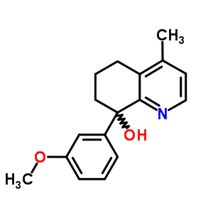 8-(3-Methoxyphenyl)-4-methyl-6,7-dihydro-5h-quinolin-8-olStructure,73123-89-4Structure 8-(3-Methoxyphenyl)-4-methyl-6,7-dihydro-5h-quinolin-8-ol Structure,73123-89-4Structure