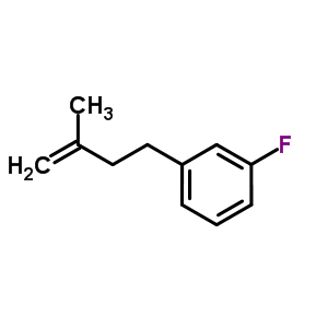 Benzene, 1-fluoro-3-(3-methyl-3-butenyl)-(9ci)Structure,731773-07-2Structure Benzene, 1-fluoro-3-(3-methyl-3-butenyl)-(9ci) Structure,731773-07-2Structure