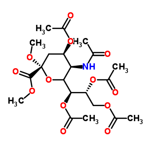 N-acetyl-2-o-methyl-alpha-neuraminic acid methyl ester 4,7,8,9-tetraacetateStructure,73208-80-7Structure N-acetyl-2-o-methyl-alpha-neuraminic acid methyl ester 4,7,8,9-tetraacetate Structure,73208-80-7Structure