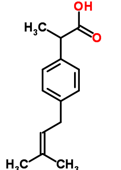 Benzeneacetic acid,-alpha--methyl-4-(3-methyl-2-butenyl)-(9ci)Structure,73318-89-5Structure Benzeneacetic acid,-alpha--methyl-4-(3-methyl-2-butenyl)-(9ci) Structure,73318-89-5Structure