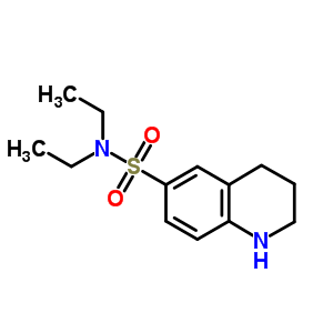 N,n-diethyl-1,2,3,4-tetrahydroquinoline-6-sulfonamideStructure,7355-01-3Structure N,n-diethyl-1,2,3,4-tetrahydroquinoline-6-sulfonamide Structure,7355-01-3Structure