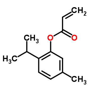 2-Propenoicacid, 5-methyl-2-(1-methylethyl)phenyl esterStructure,7362-71-2Structure 2-Propenoicacid, 5-methyl-2-(1-methylethyl)phenyl ester Structure,7362-71-2Structure