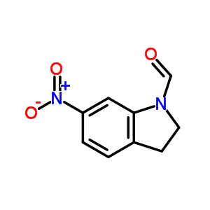 1H-indole-1-carboxaldehyde,2,3-dihydro-6-nitro-Structure,73816-58-7Structure 1H-indole-1-carboxaldehyde,2,3-dihydro-6-nitro- Structure,73816-58-7Structure