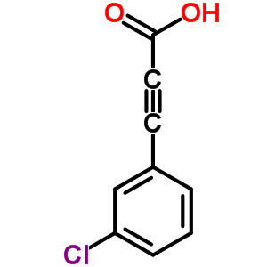 (8CI)-(m-氯苯基)-丙炔酸結(jié)構(gòu)式_7396-28-3結(jié)構(gòu)式